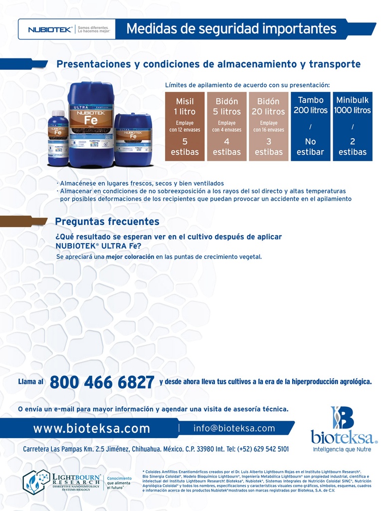 Nubiotek Ultra Fe - 5L