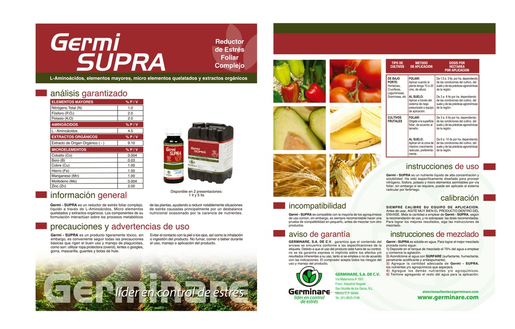GERMI-SUPRA - BOTELLA 1L