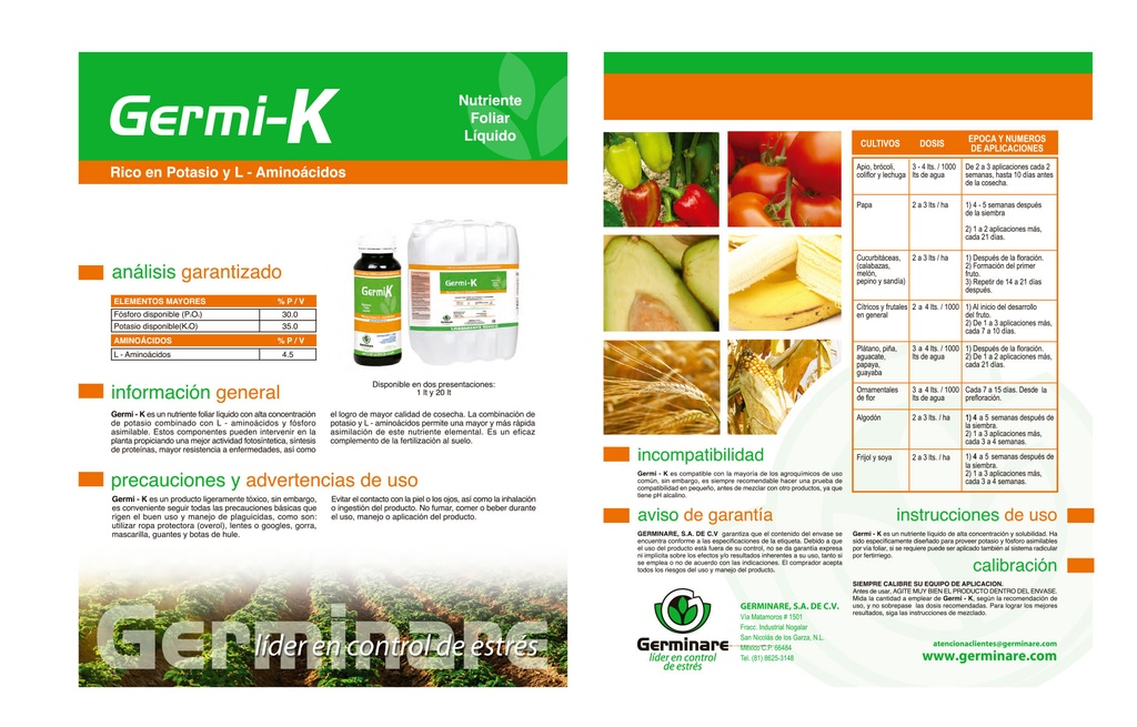 GERMI-K - BOTELLA 1L