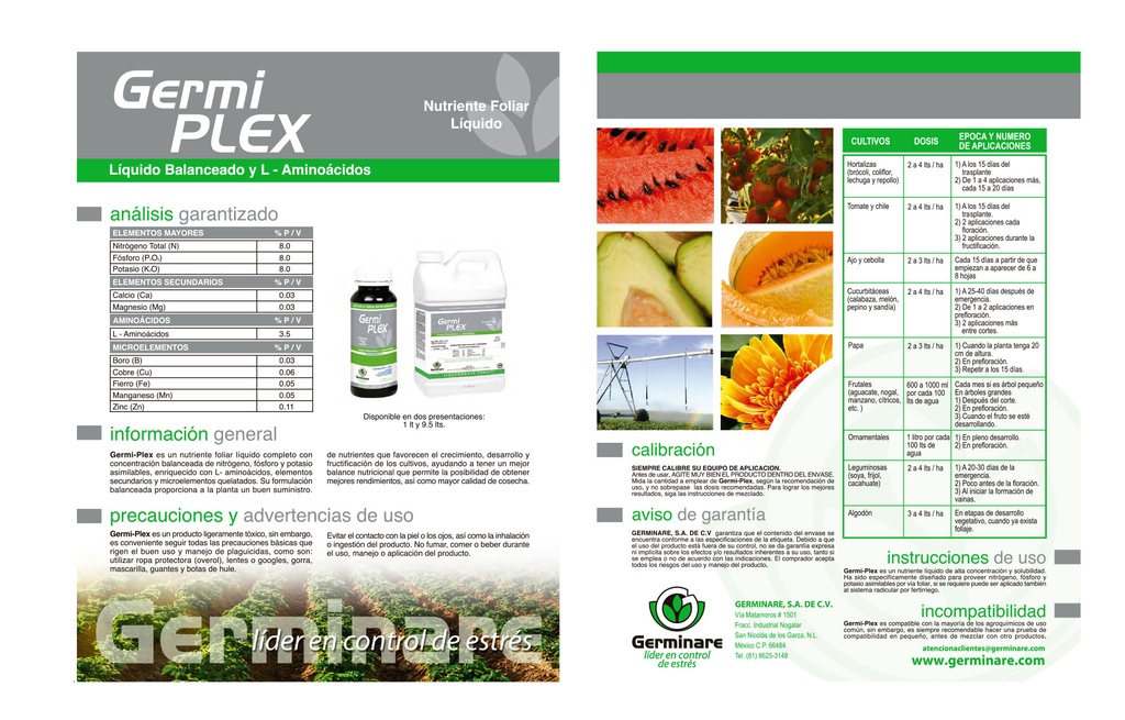 GERMI-PLEX - GARRAFA 9.5L