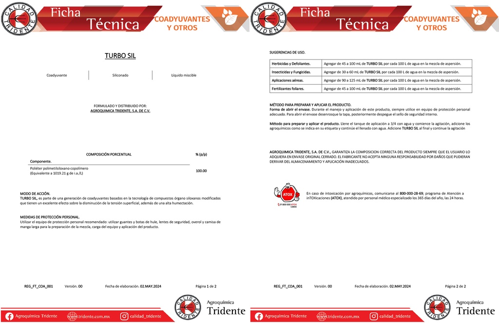 TURBOSIL (POLITÉR POLIMETILSILOXANO COPOLÍMERO) - 100ML