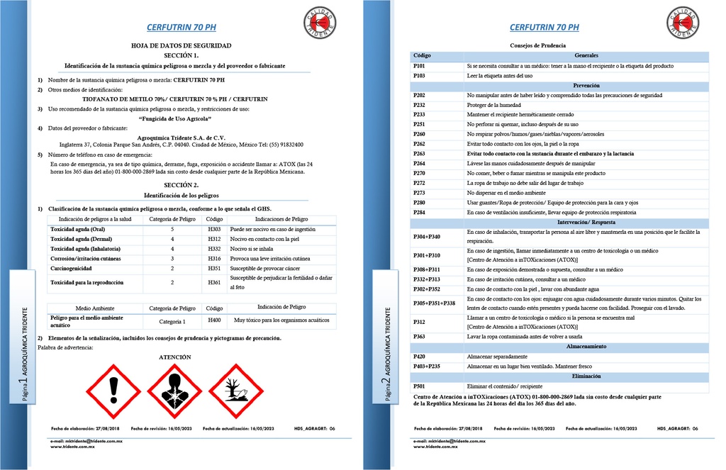 CERFUTRIN 70 PH (TIOFANATO METILICO) - 1 KG