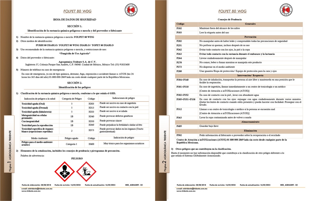 FOLPET 80 WDG - 1KG