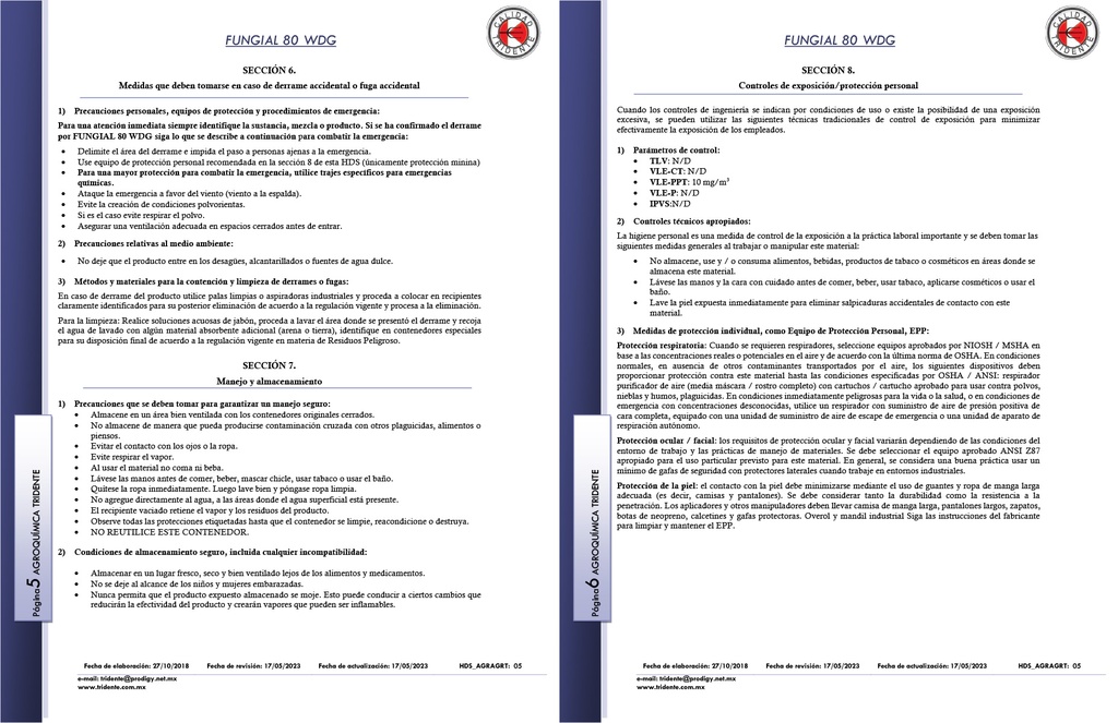 FUNGIAL 80 WDG (FOSETIL ALUMINIO) - 1 KG