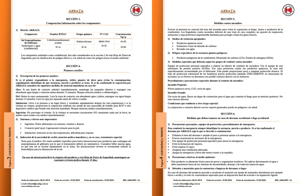 ARRAZA 360 (GLIFOSATO) - 950ML