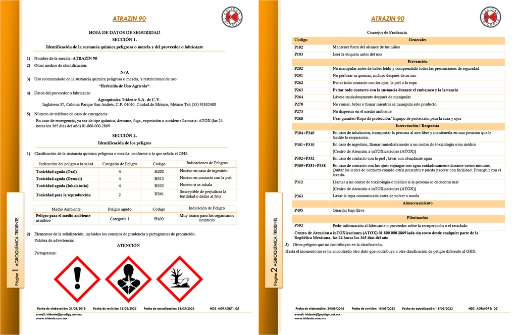 ATRAZIN 90 WG (ATRAZINA) - 1 KG