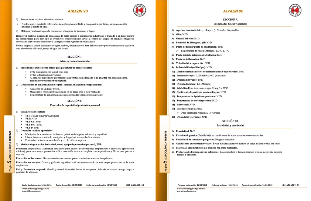 ATRAZIN 90 WG (ATRAZINA) - 1 KG