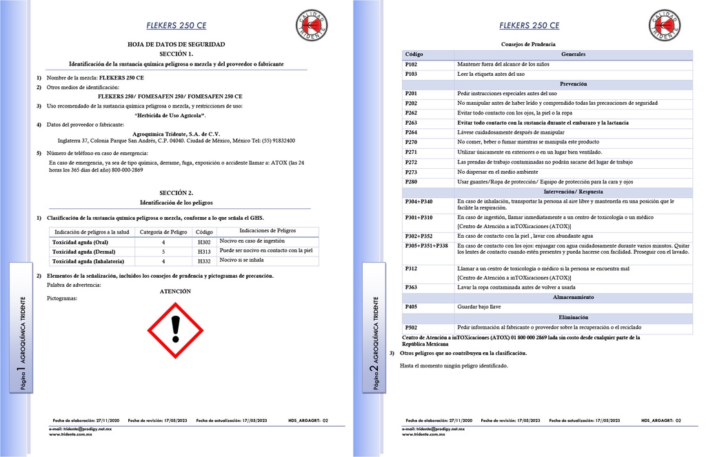 FLEKERS 250CE (FOMESAFEN) - 1L