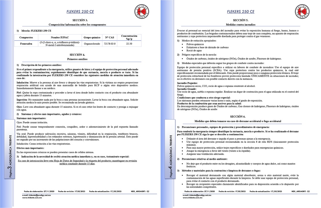 FLEKERS 250CE (FOMESAFEN) - 1L