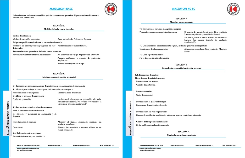 MAIZURON (NICOSULFURON) - 950ML