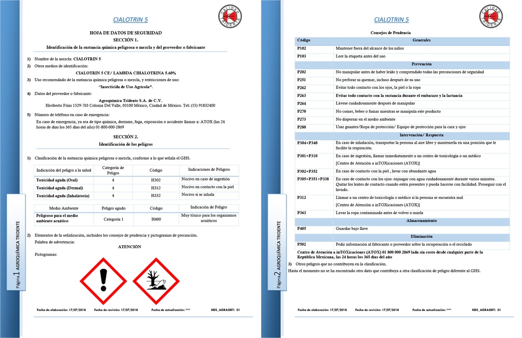 CIALOTRIN 5 CE - 240 ML