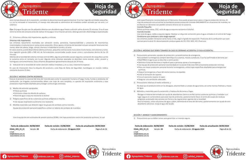 CIALOTRIN 6.5 CE (Lambda Cialotrina) - 1L