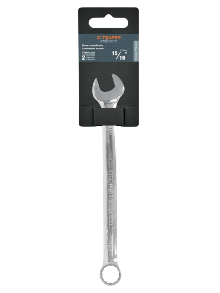 LLAVE COMBINADA EXTRALARGA, 15/16" X 338 MM