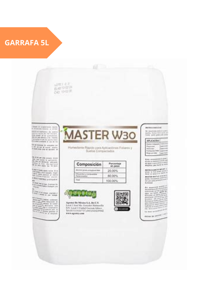MASTER W30 - GARRAFA 5L