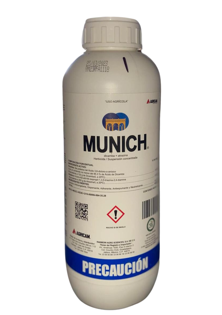 MUNICH SA + DIFUSOR (ATRAZINA + DICAMBA) - BOTELLA 1 L + BOTELLA 240 ML