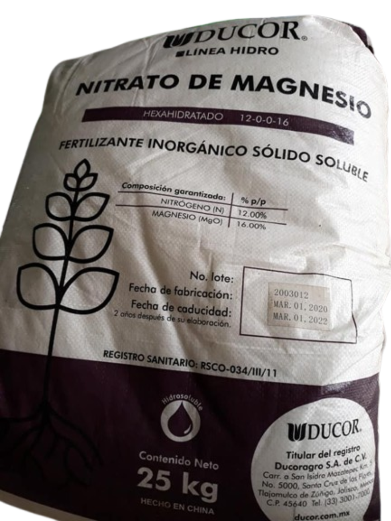 NITRATO DE MAGNESIO DCR - SACO 25 KG