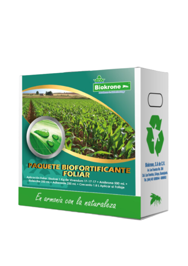 PAQUETE BIOKRONE DESARROLLO (FOLIAR) - KIT
