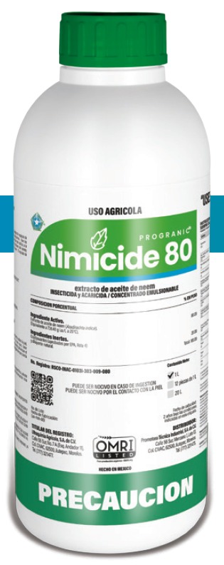 PROGRANIC NIMICIDE 80 (EXTRACTO DE NEEM) - BOTELLA 1 L