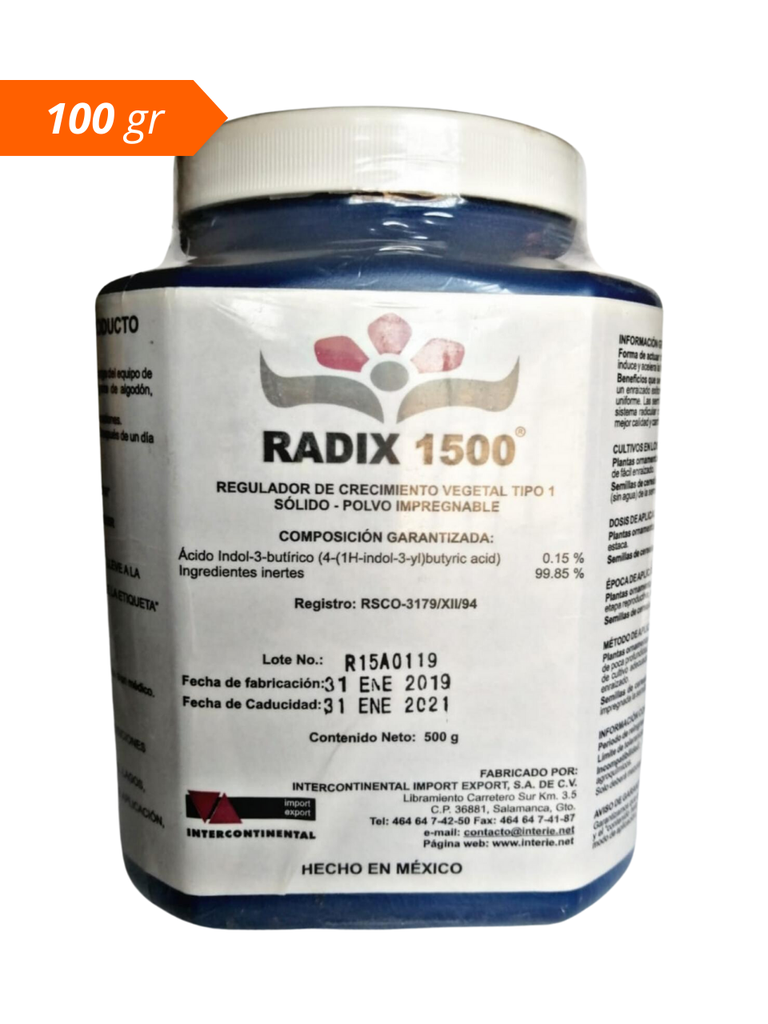 RADIX 1500 - FRASCO 100 G