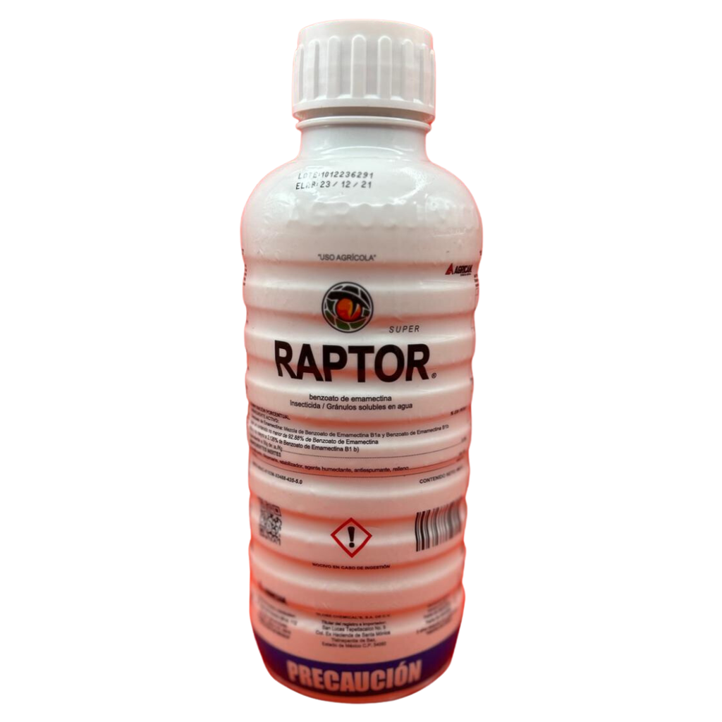 RAPTOR 5% GS (BENZOATO DE EMAMECTINA) - BOLSA 600 GR