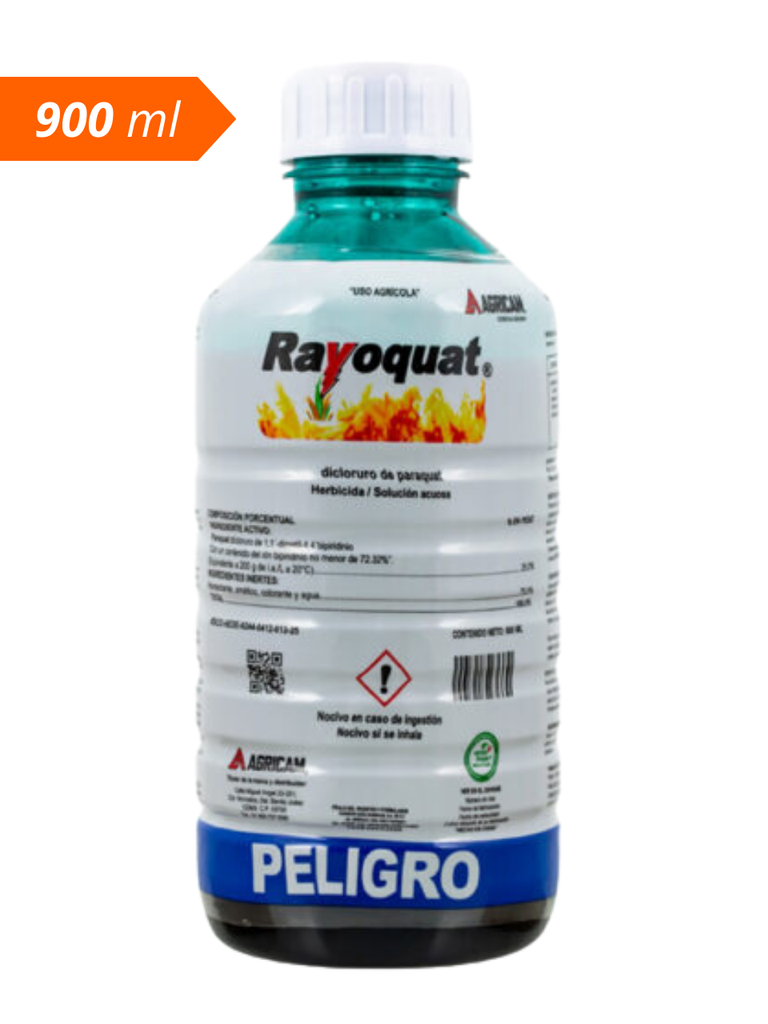 RAYOQUAT 25% (PARAQUAT) - BOTELLA 900 ML