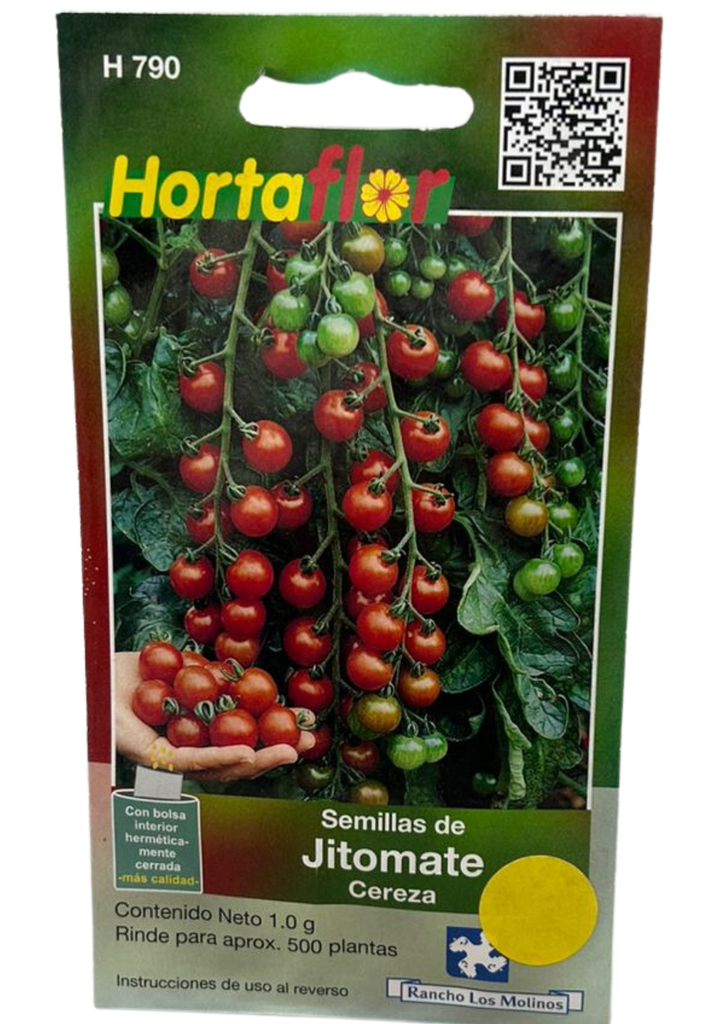 SEMILLAS DE JITOMATE CEREZA - SOBRE HORTAFLOR