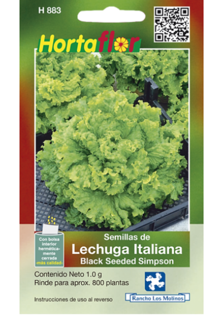 SEMILLA DE LECHUGA ITALIANA HORTAFLOR