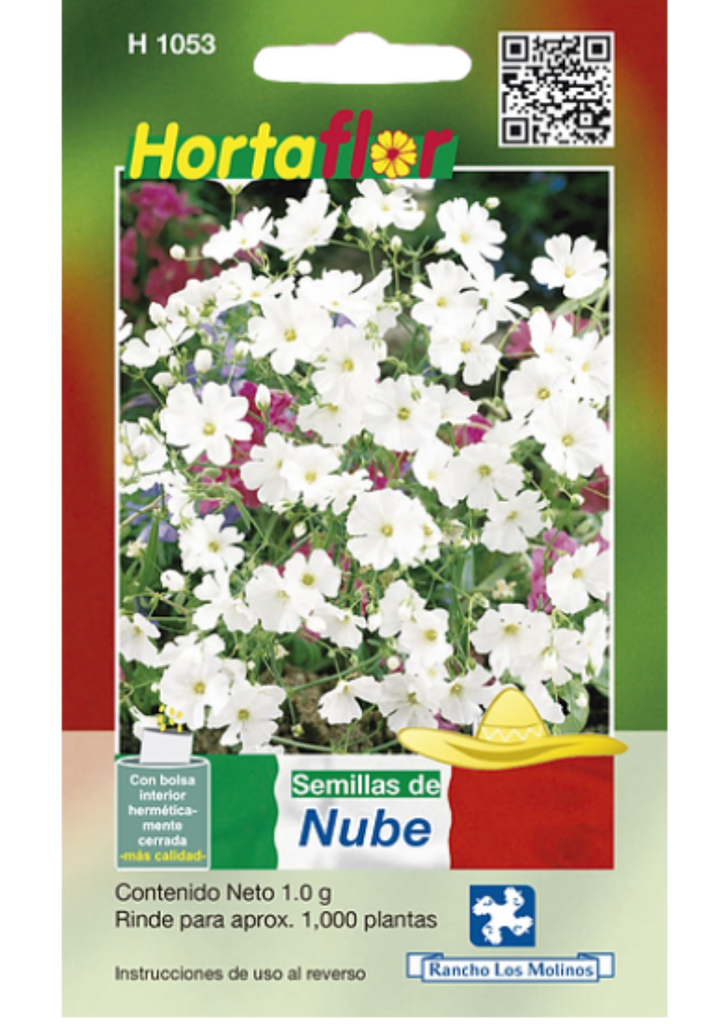 SEMILLA DE FLOR NUBE - SOBRE HORTAFLOR