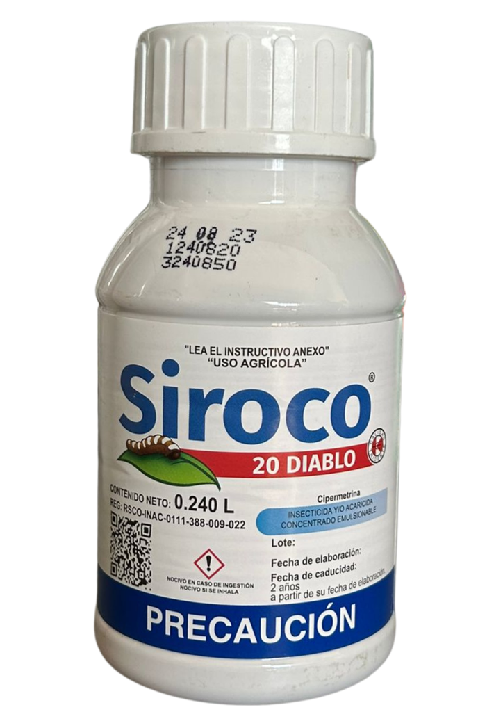 SIROCO 20EC (CIPERMETRINA) - 240ML