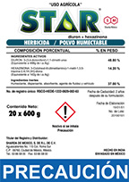 STAR WP (DIURON 48.8% + HEXAZINONA 14.2%) - 600GR