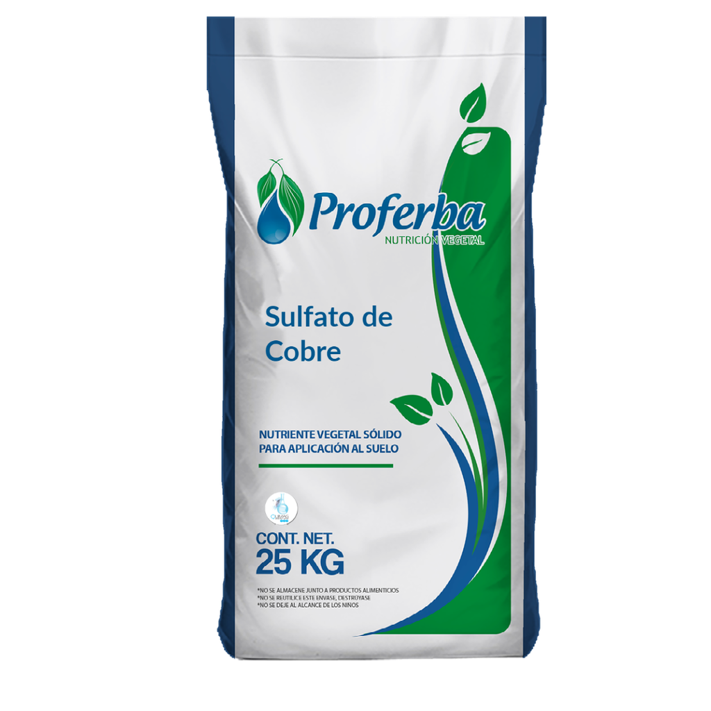 SULFATO DE COBRE PENTAHIDRATADO - 25KG