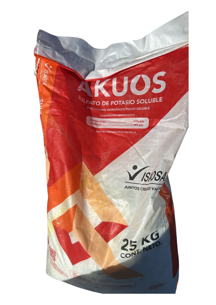 SULFATO DE POTASIO DCR/SVT - SACO 25Kg