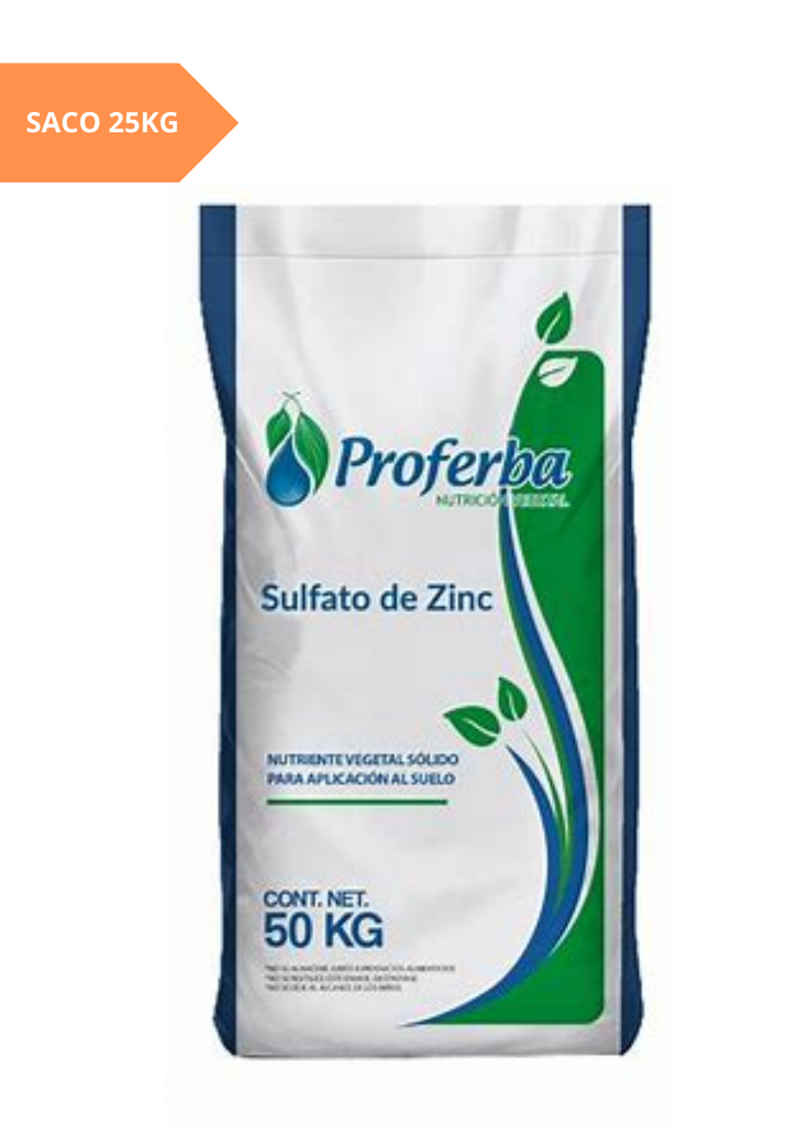 SULFATO DE ZINC GRANULADO - 25KG