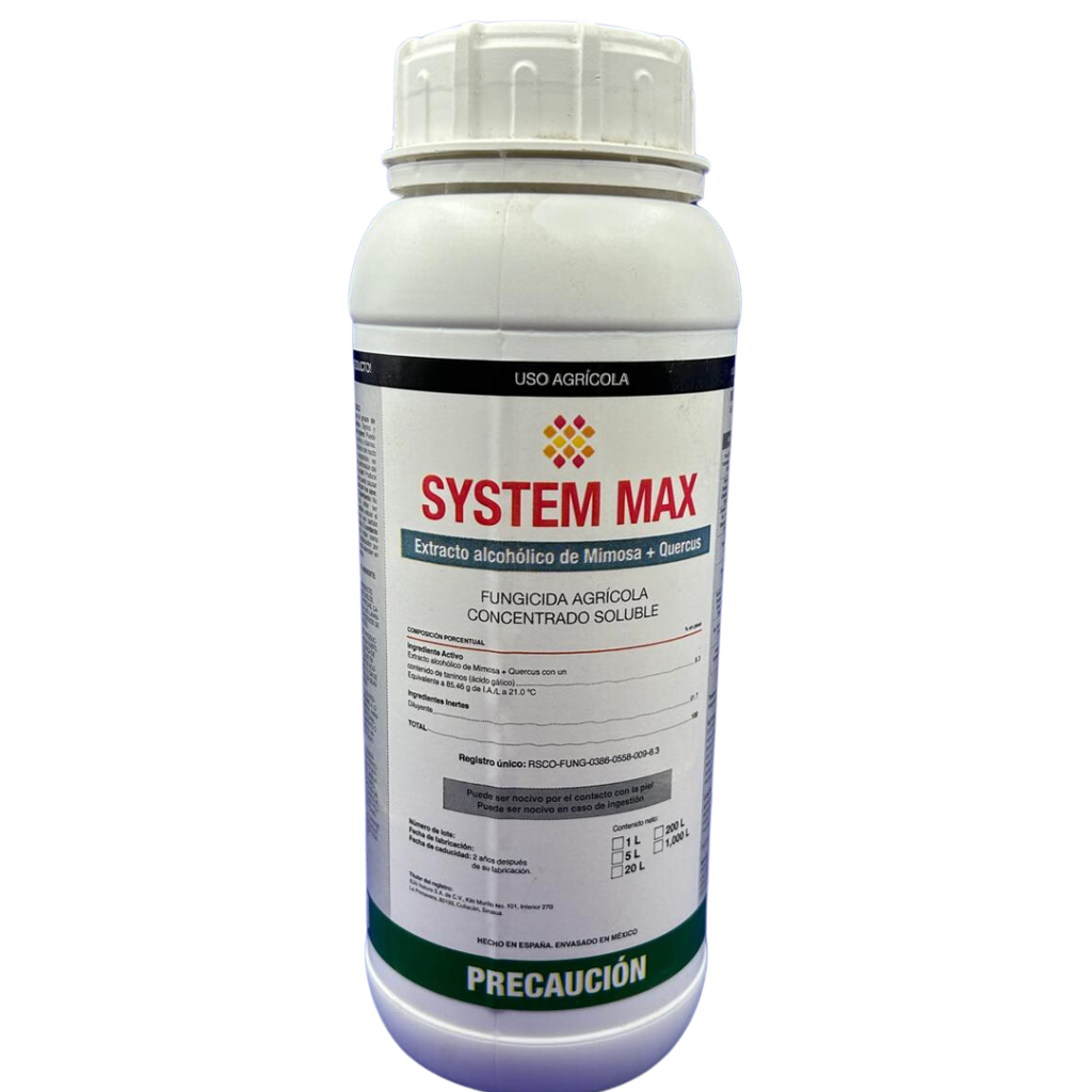 SYSTEM MAX (EXTRACTO ALCOHÓLICO DE MIMOSA TENUIFLORA) - BOTELLA 1 L