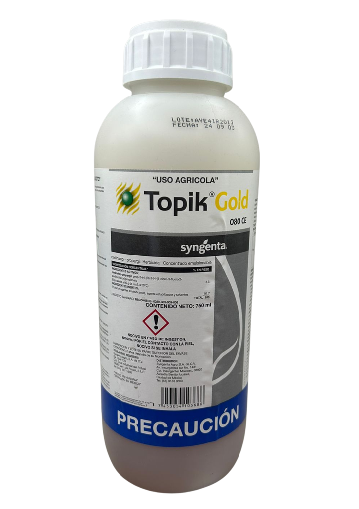 TOPIK GOLD (CLODINAFOP-PROPARGYL) - BOTELLA 750ML