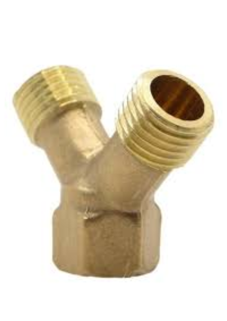 UNION "Y" DE LATON PARA ASPERSORA