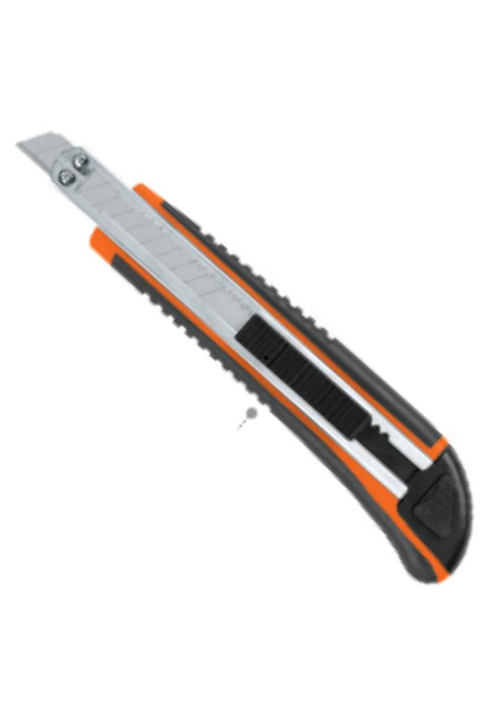CUTTER 9 MM PROFESIONAL CON ALMA METALICA Y GRIP, TRUPER