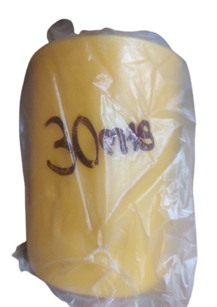 MANGUERA AMARILLA REFORZADA PARA POLVEAR DE 30 MT