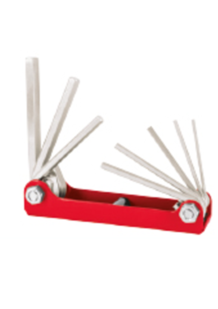 JUEGO DE 8 LLAVES ALLEN (TORX) TIPO NAVAJA