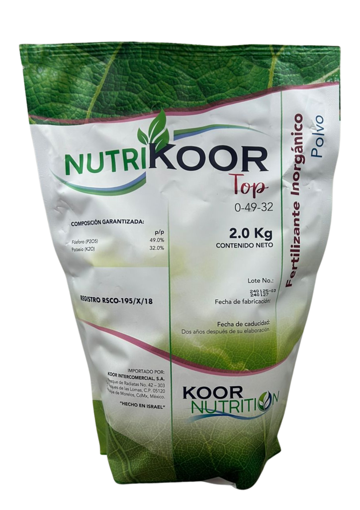 NUTRIKOOR TOP 0-49-32 (FERTILIZANTE) - 2KG