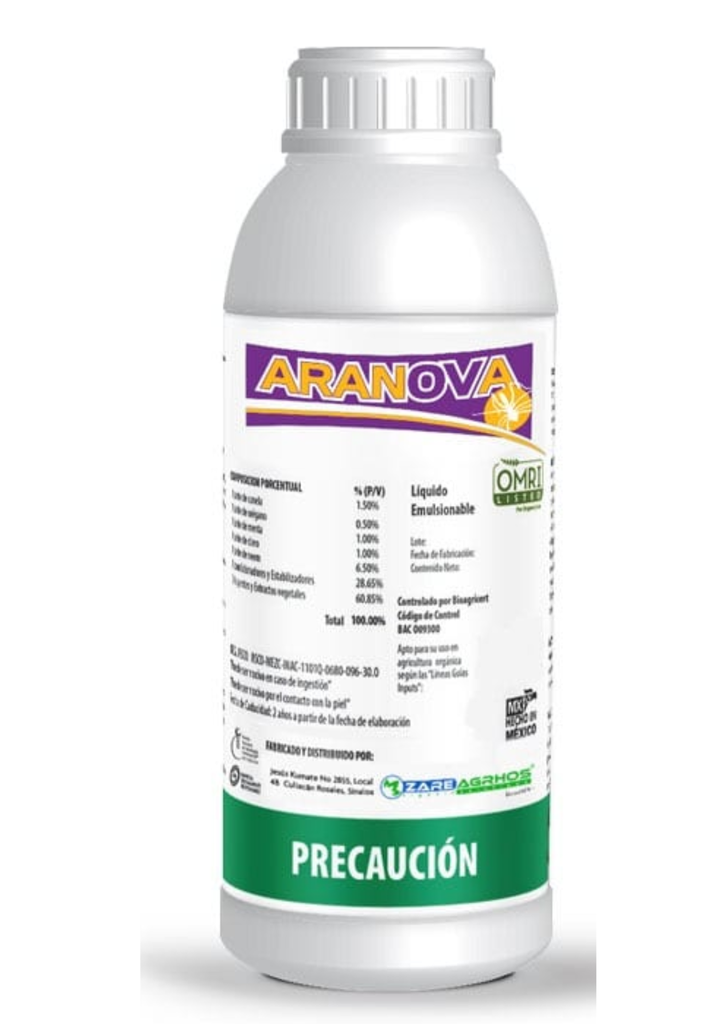 ARANOVA (AZADIRACHTA INDICA - ALLIUM SATIVUM) BOTELLA 1 L