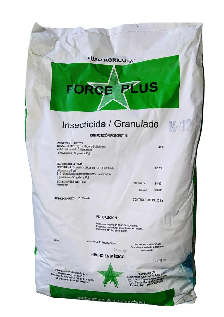 FORCE PLUS GR (BIFENTRINA + IMIDACLOPRID) - GRANEL