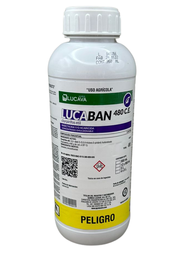 LUCABAN 480 (CLORPIRIFOS) 950ml