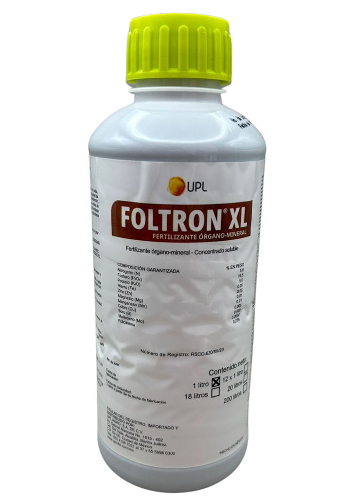 FOLTRON XL (FERTILIZANTE ORGANICO-MINERAL) 1Lt