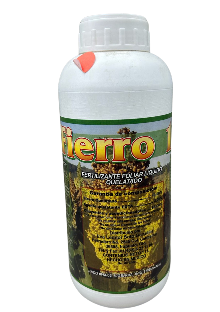 CONCENTRADO DE FIERRO 10 - BOTELLA 1L