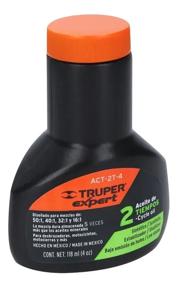 ACEITE PARA MOTOR DE DOS TIEMPOS, 118 ML - 4 OZ, TRUPER EXPERT