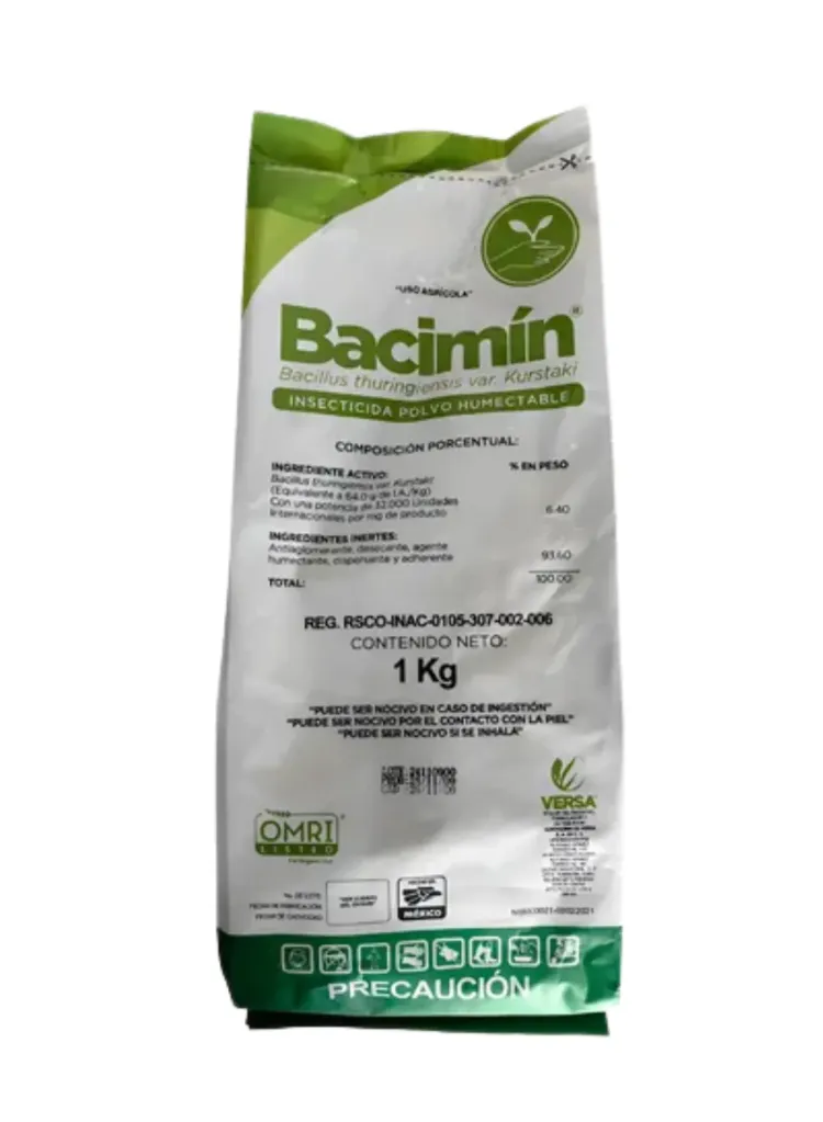 BACIMIN (BACILLUS THURINGIENSIS VAR KURSTAKI) - BOLSA 1 KG