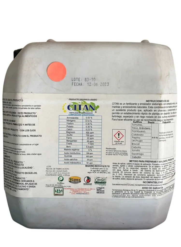 CITAN - GARRAFA 4 L