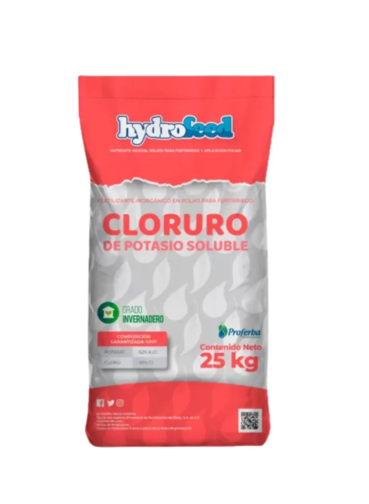 CLORURO DE POTASIO SOLUBLE - SACO 25 KG