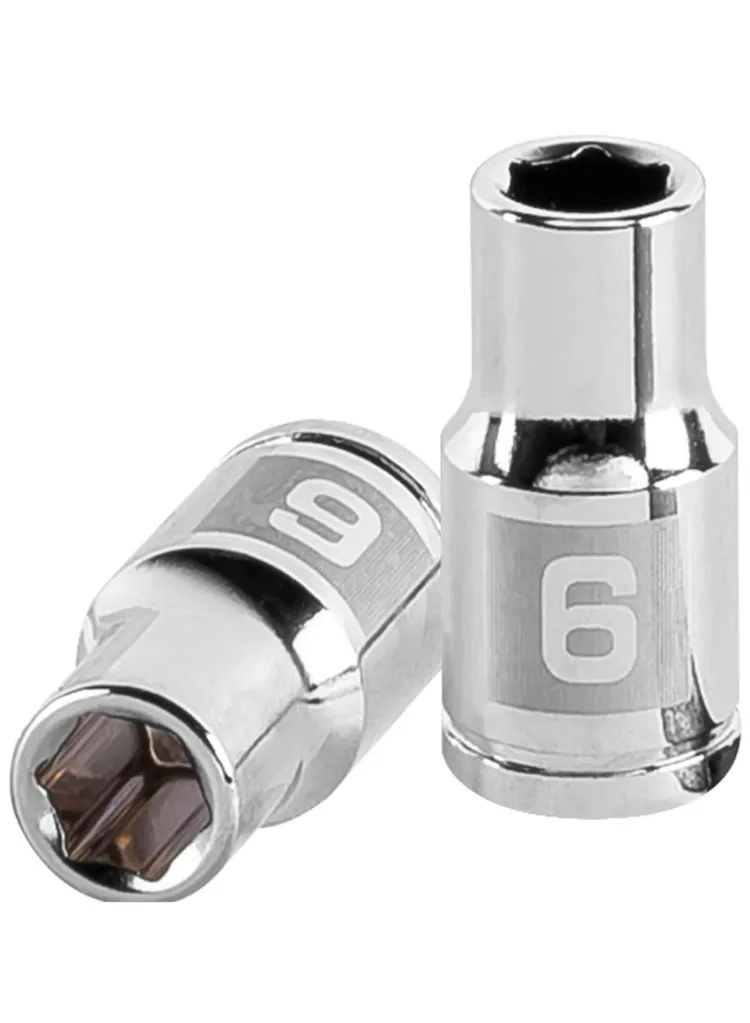DADO DE 6 PUNTAS LARGO CUADRO 3/8"DE 12 MM
